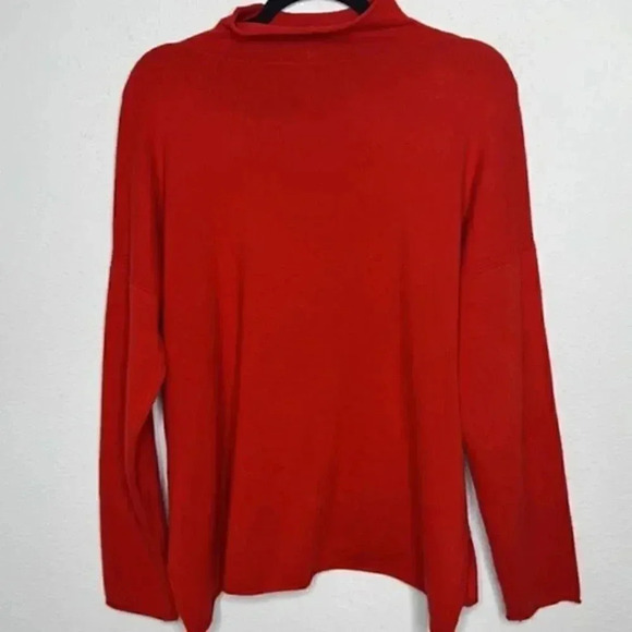 French Connection Baby-soft Long sleeve high neck Large red sweater - Picture 4 of 5